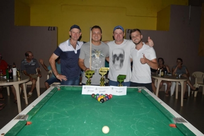 Final do Campeonato de Sinuca é realizado em Entre Rios do Oeste