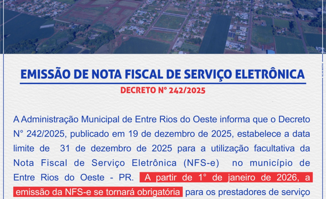 Emissão de Nota Fiscal de Serviço Eletrônica 