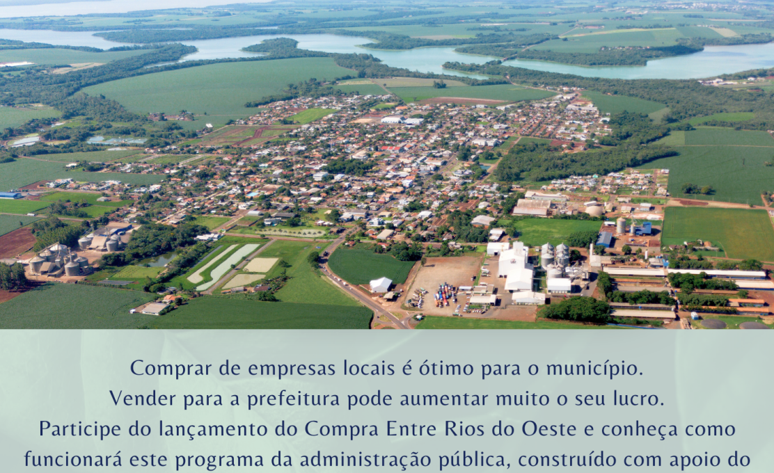 ENTRE RIOS DO OESTE LANÇA PROGRAMA PARA FORTALECER EMPRESAS LOCAIS E IMPULSIONA...