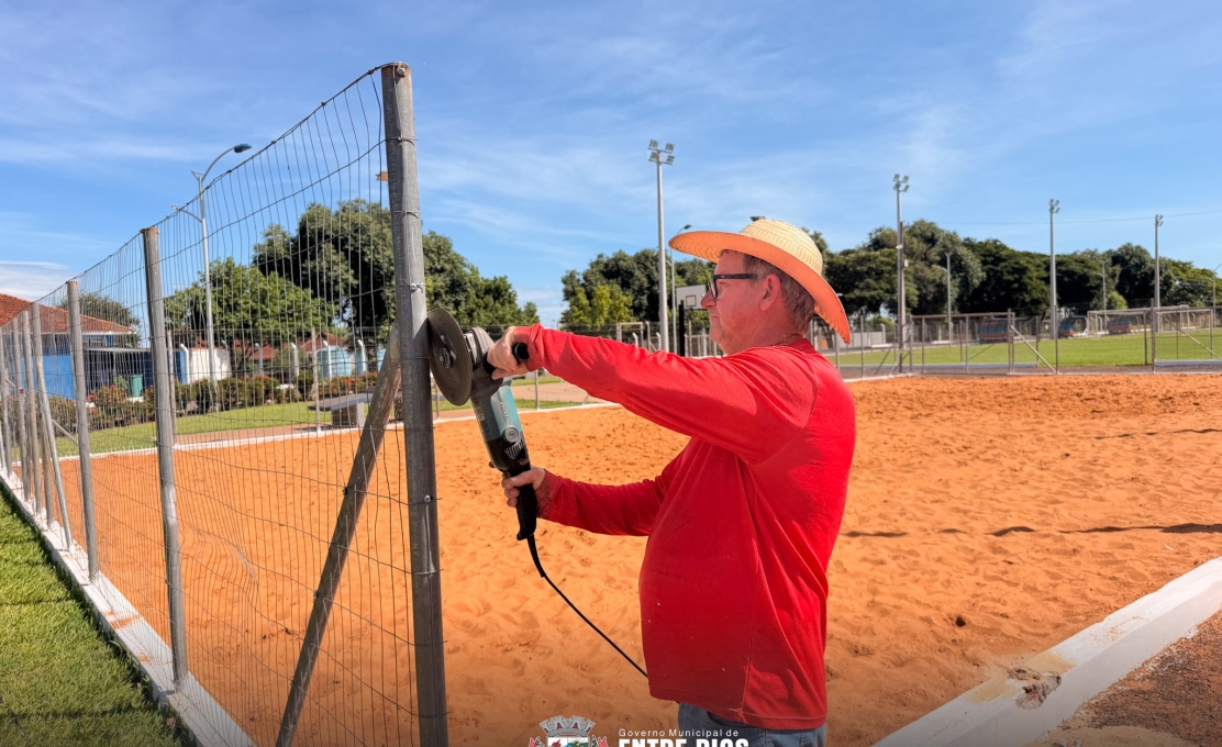 INÍCIO DAS OBRAS NO ESTÁDIO MUNICIPAL SIMÃO JOÃO MALDANER