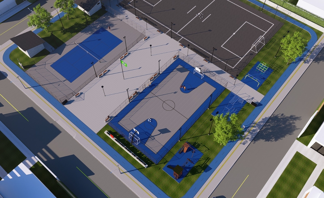 ENTRE RIOS DO ESTE, CONSTRUIRÁ UMA PRAÇA ESPORTIVA