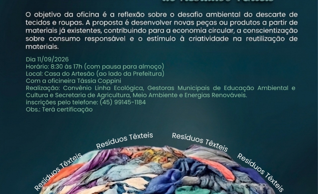 OFICINA DE REAPROVEITAMENTO DE RESÍDUOS TÊXTEIS