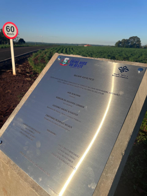 Foram Inaugurados 11,7 KM de Recape Asfáltico