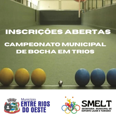 INSCRIÇÕES ABERTAS