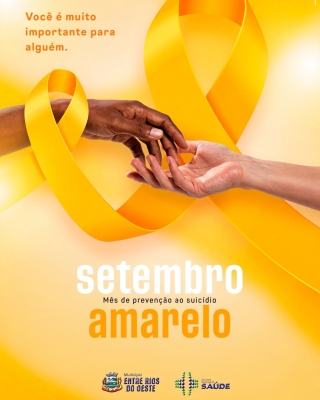SETEMBRO AMARELO: MÊS DE PREVENÇÃO AO SUICÍDIO