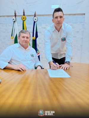 LICENÇA PARA FÉRIAS: VICE-PREFEITO ASSUME CARGO EM ENTRE RIOS DO OESTE