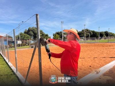 INÍCIO DAS OBRAS NO ESTÁDIO MUNICIPAL SIMÃO JOÃO MALDANER
