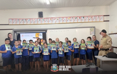 APÓS ANOS, PROJETO PROERD RETORNA AO MUNICÍPIO DE ENTRE RIOS DO OESTE