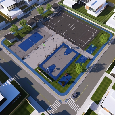 ENTRE RIOS DO ESTE, CONSTRUIRÁ UMA PRAÇA ESPORTIVA